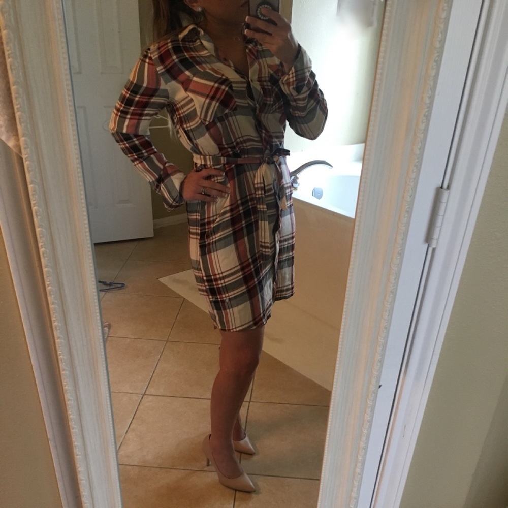 Plaid Dress NWOT